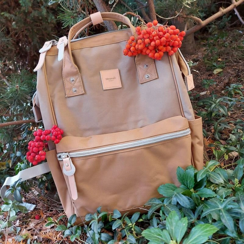 Women's city backpack Himawari HM1881 for laptop 13,3 USB coffee-camel Manufacturer code 1881-10