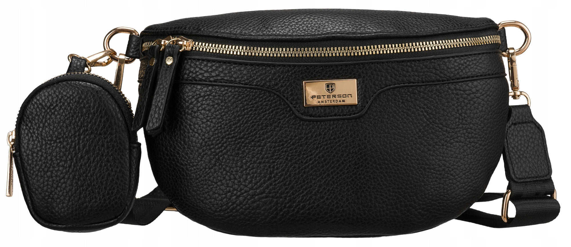 Women's sachet bum bag urban eco leather with belt Peterson elegant Brand Peterson