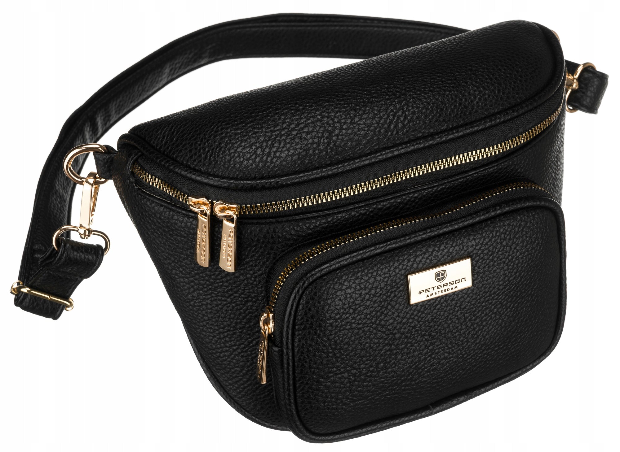 Women's sachet eco leather city bag with belt Peterson elegant