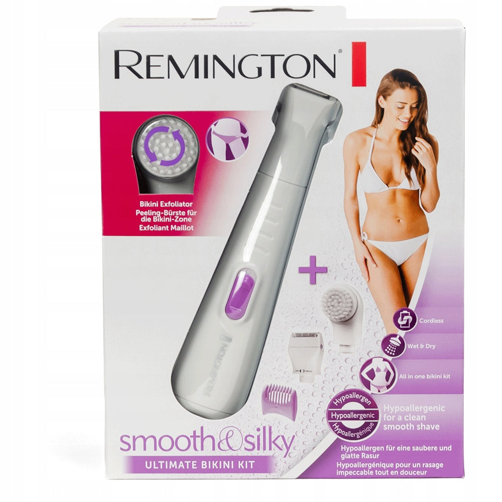 Women's shaver REMINGTON WPG4035 bikini trimmer +3 CAPS +SACHET Dominant color white