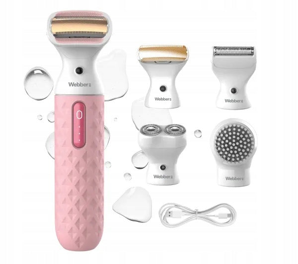 Women's shaver Webber LG400 4in1 trimmer Wet&Dry face body bikini 90min