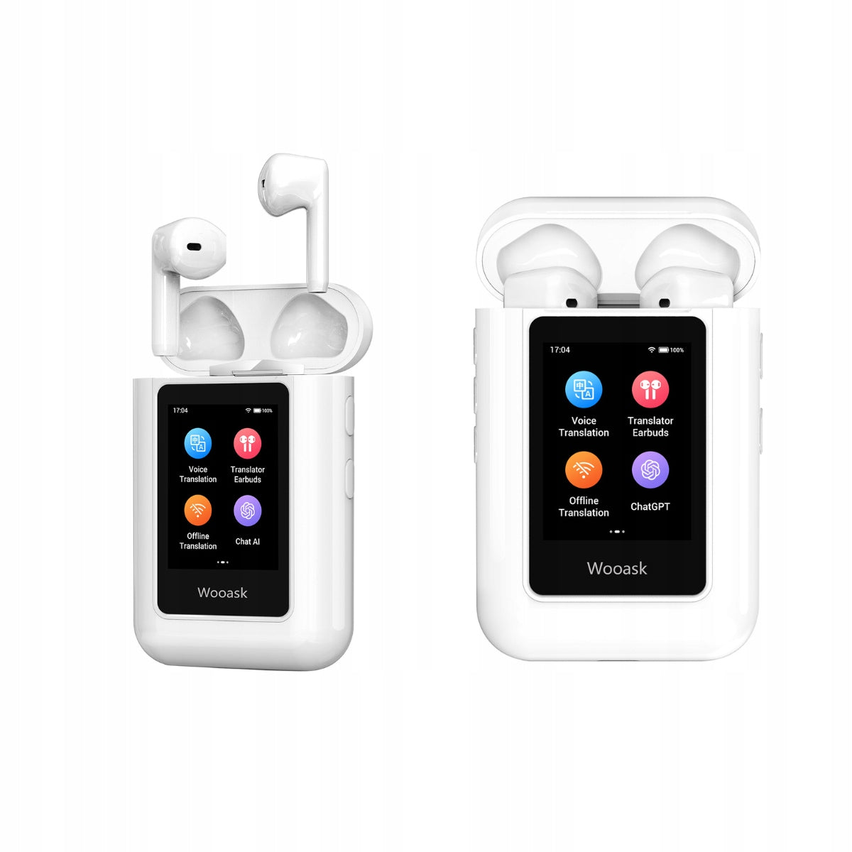 Wooask A8 Translation Headphones with ChatGPT Packaging status original