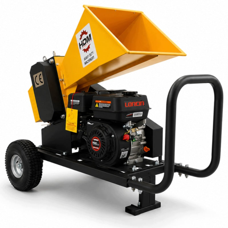 Wood chipper Branch combustion shredder HDM 60P Loncin 4,1kW to 60mm Packaging status original