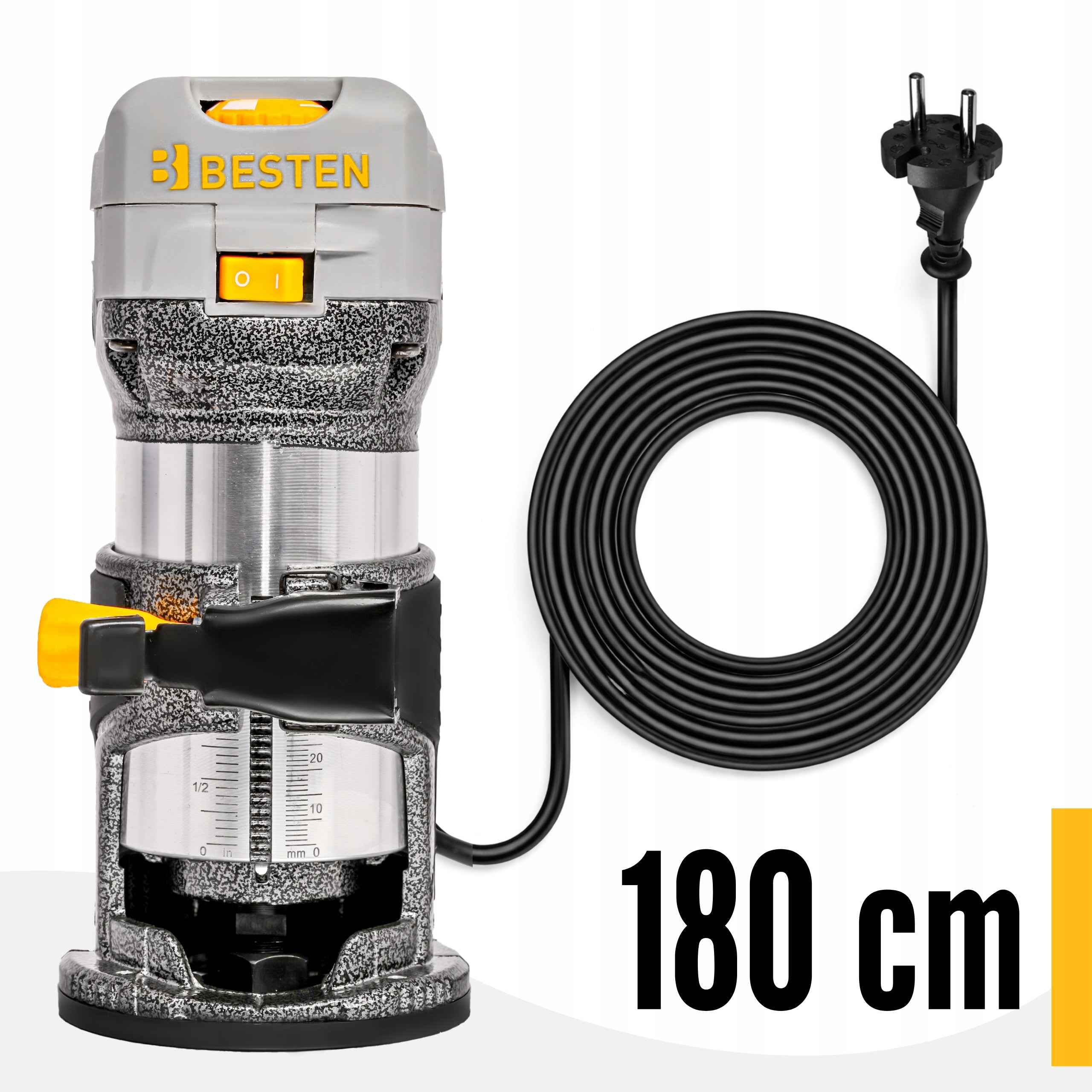 Wood milling machine high spindle manual electric Cutters 800W BESTEN Maximum power 800 W