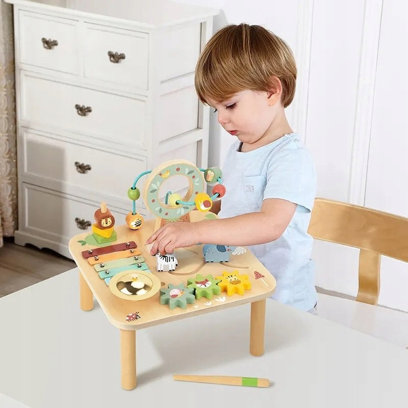 Wooden 5in1 Montessori Music Educational Table for Kids 18m+ Toy Manufacturer code TJ005