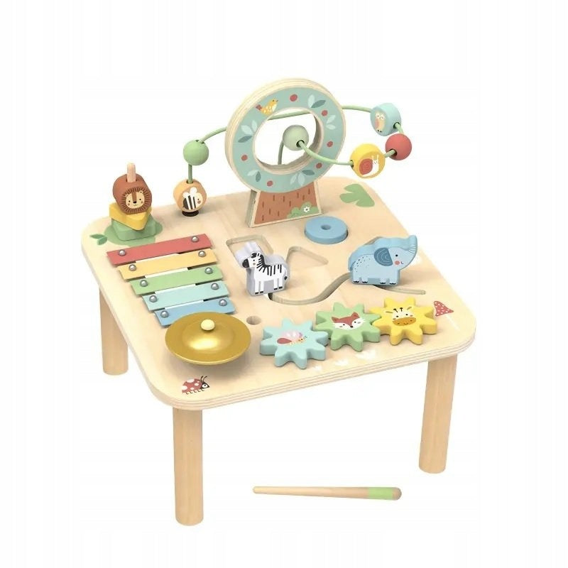 Wooden 5in1 Montessori Music Educational Table for Kids 18m+ Toy Packaging status original