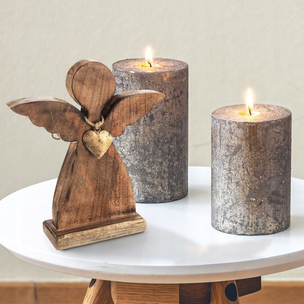 Wooden ANGEL figurine angel decorative standing figure 30 cm Packaging status original