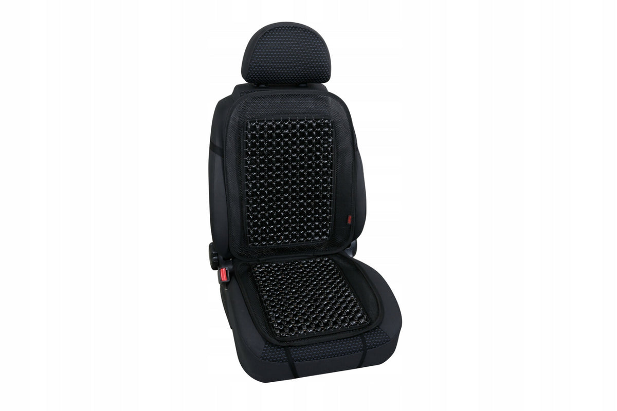 Wooden Bead Mat Seat Car Seat Single Black