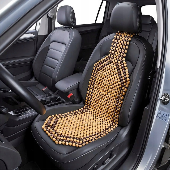 Wooden Bead Mat Seat Car Seat Single Protective Manufacturer code Mata koralikowa na fotel pojedyncza