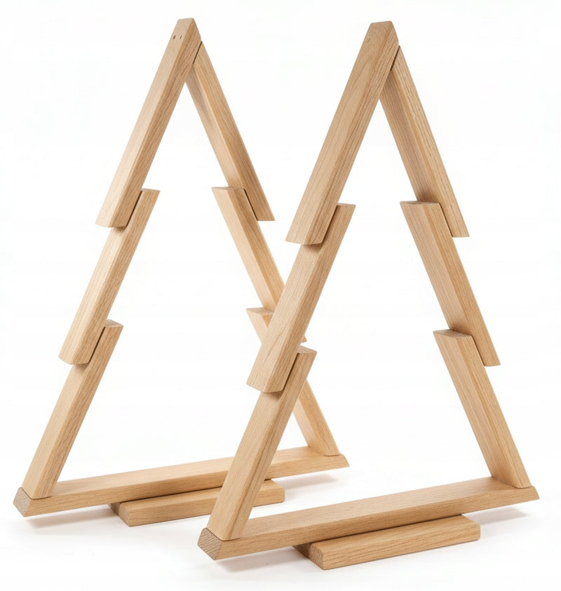 Wooden CHRISTMAS TREE XL -2 pcs, BASE for decoration, DIY super GIFT for Christmas