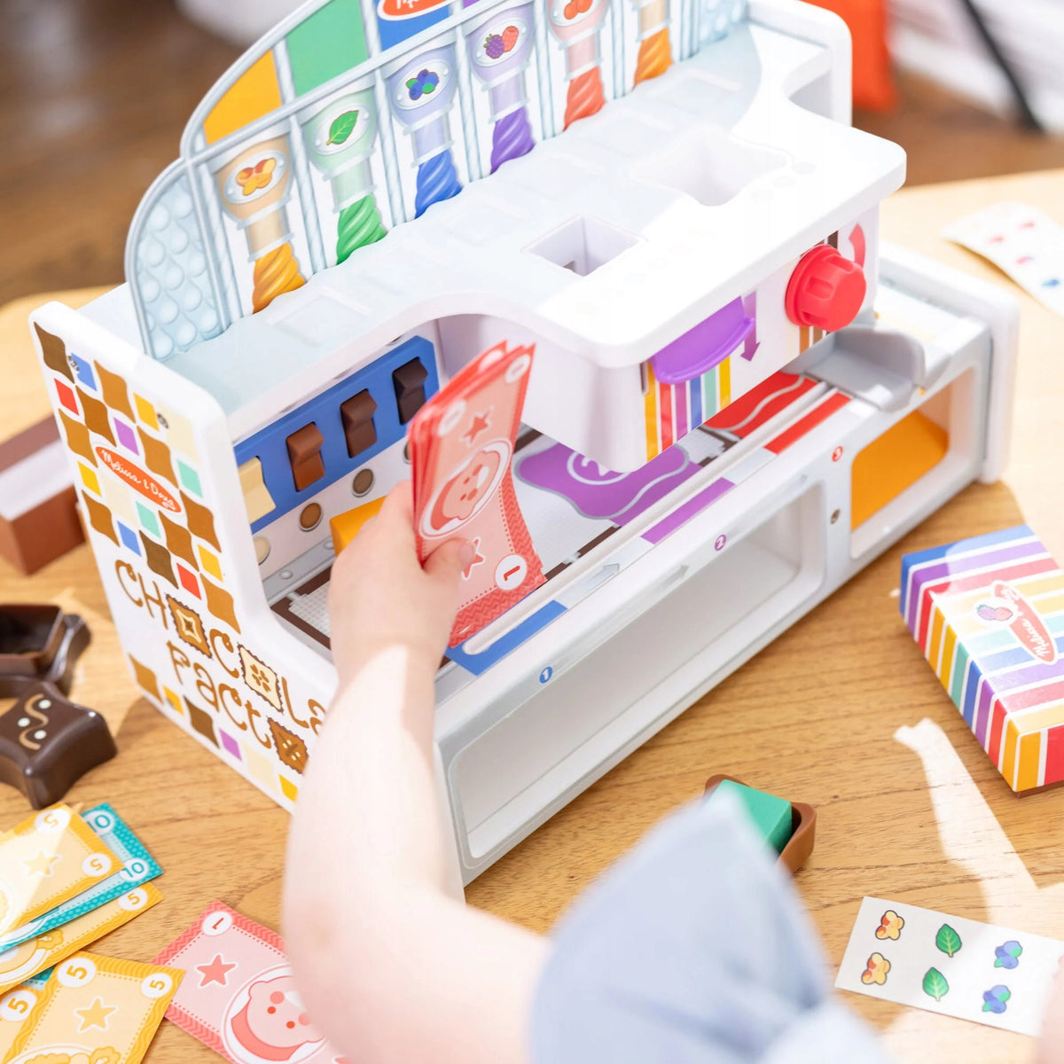 Wooden Chocolate Factory for Making Sweets for Children Melissa & Doug Color multicolor