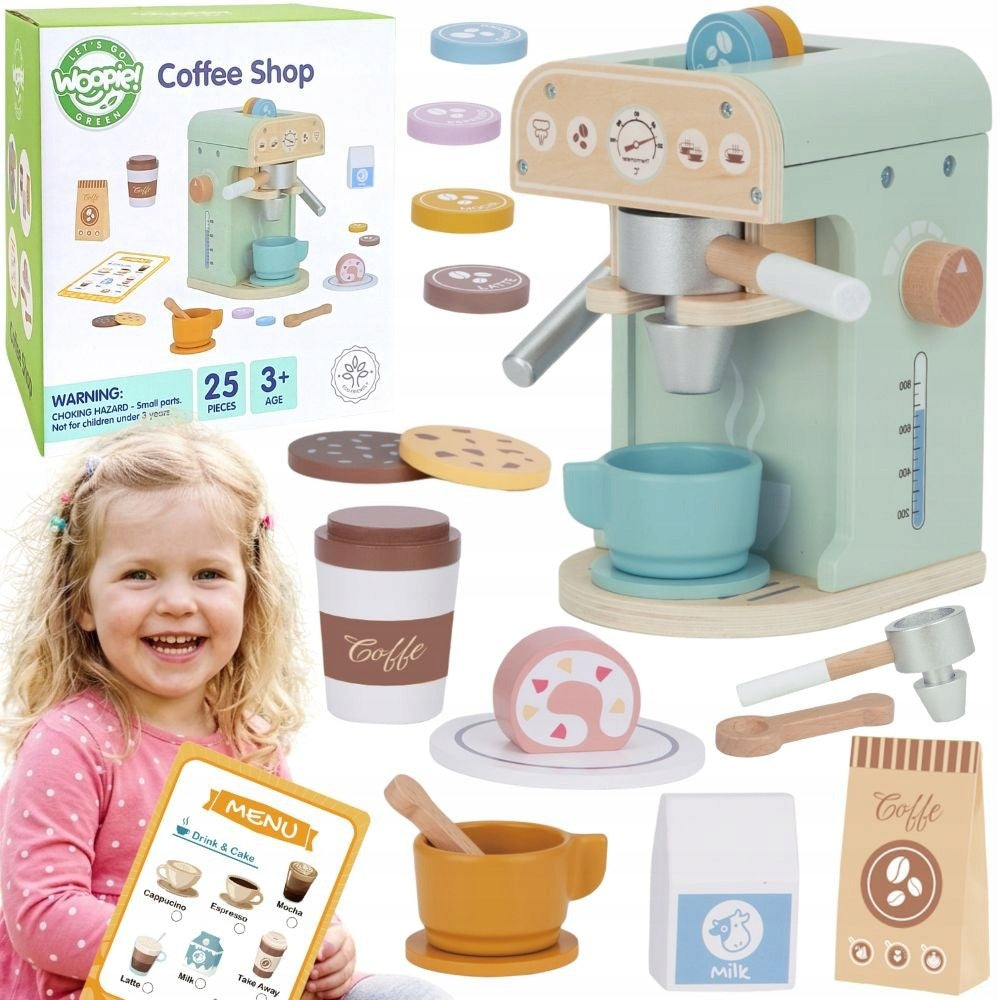 Wooden Coffee Maker Confectionery Barista 25 el.