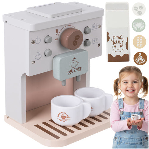 Wooden Coffee Maker Household Appliances Set Cups Milk