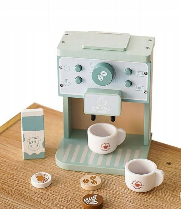 Wooden Coffee Maker for Children Akcesoria Kitchen Small Barista Manufacturer code Z3409