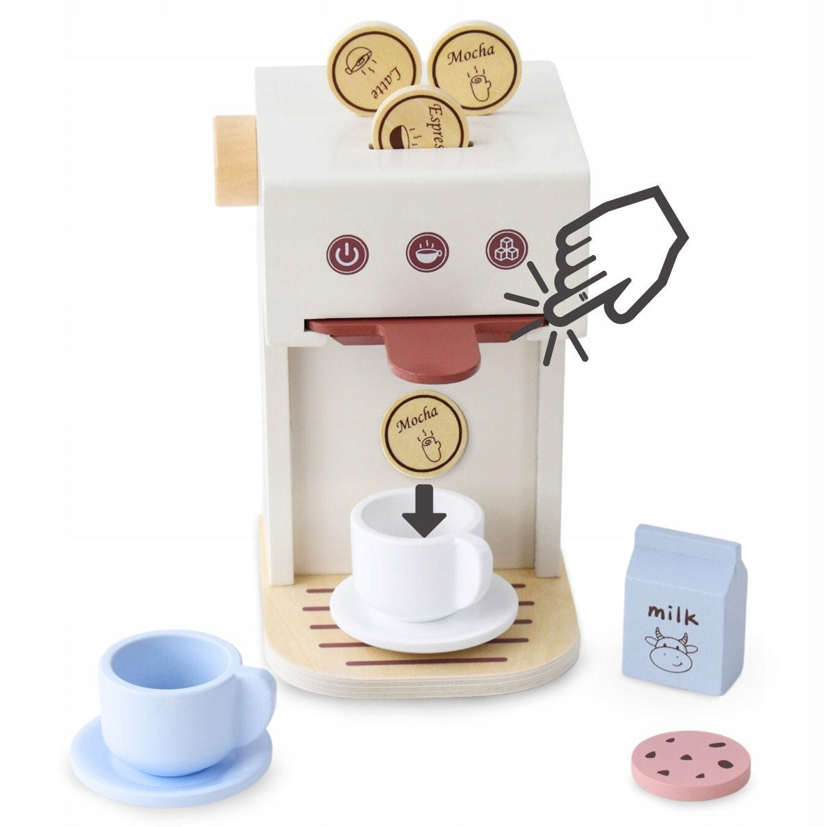 Wooden Coffee Maker for capsules - Cafe Manufacturer code MAM134 COFFEE MAKER
