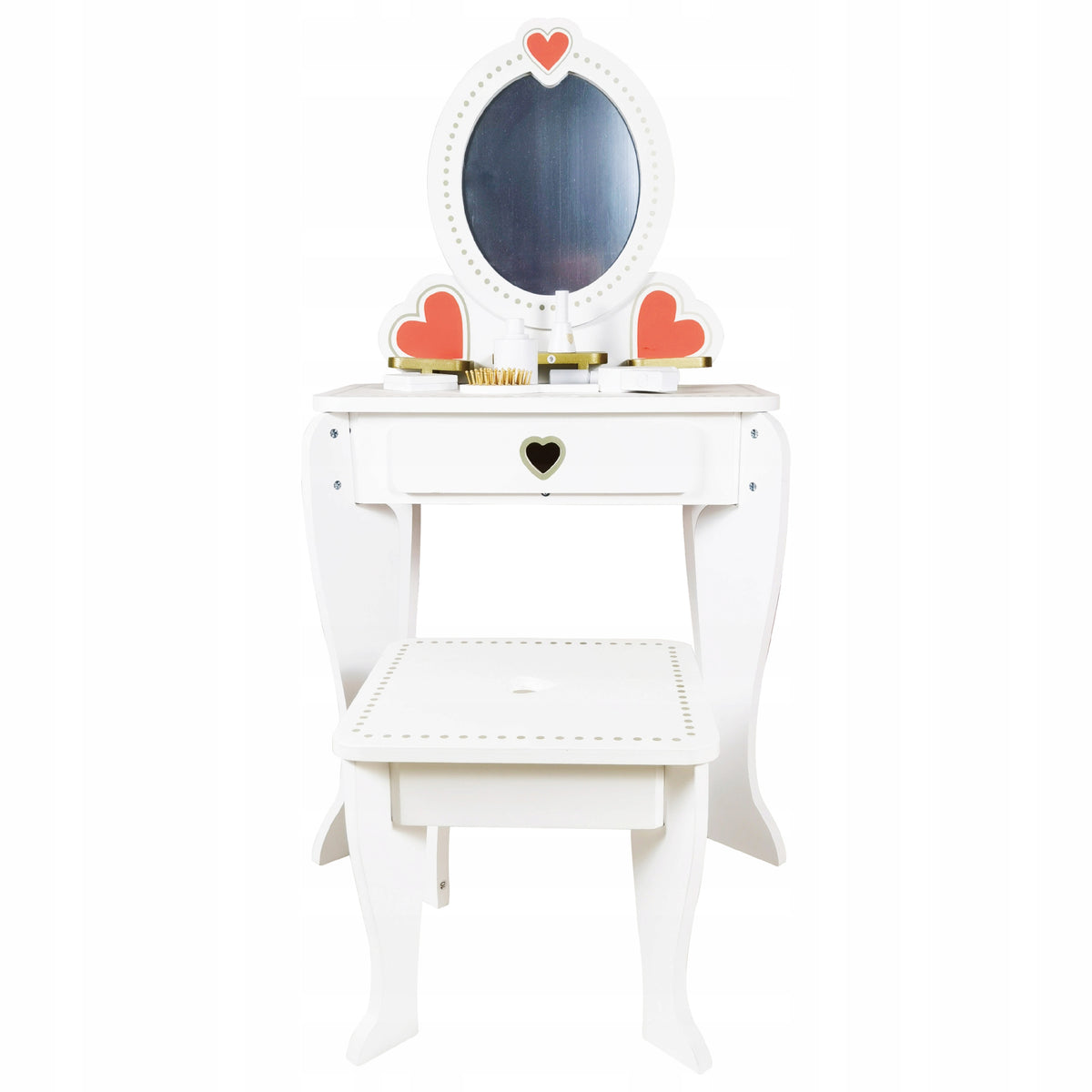 Wooden Dressing Table Cosmetic Bag for Children Ophelia White Accessories Toy Manufacturer code Z005936