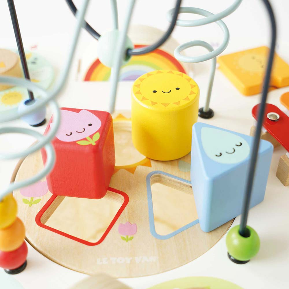 Wooden Educational Sensory Toy Table for Kids, Le Toy Van Table Manufacturer code 5060692631376