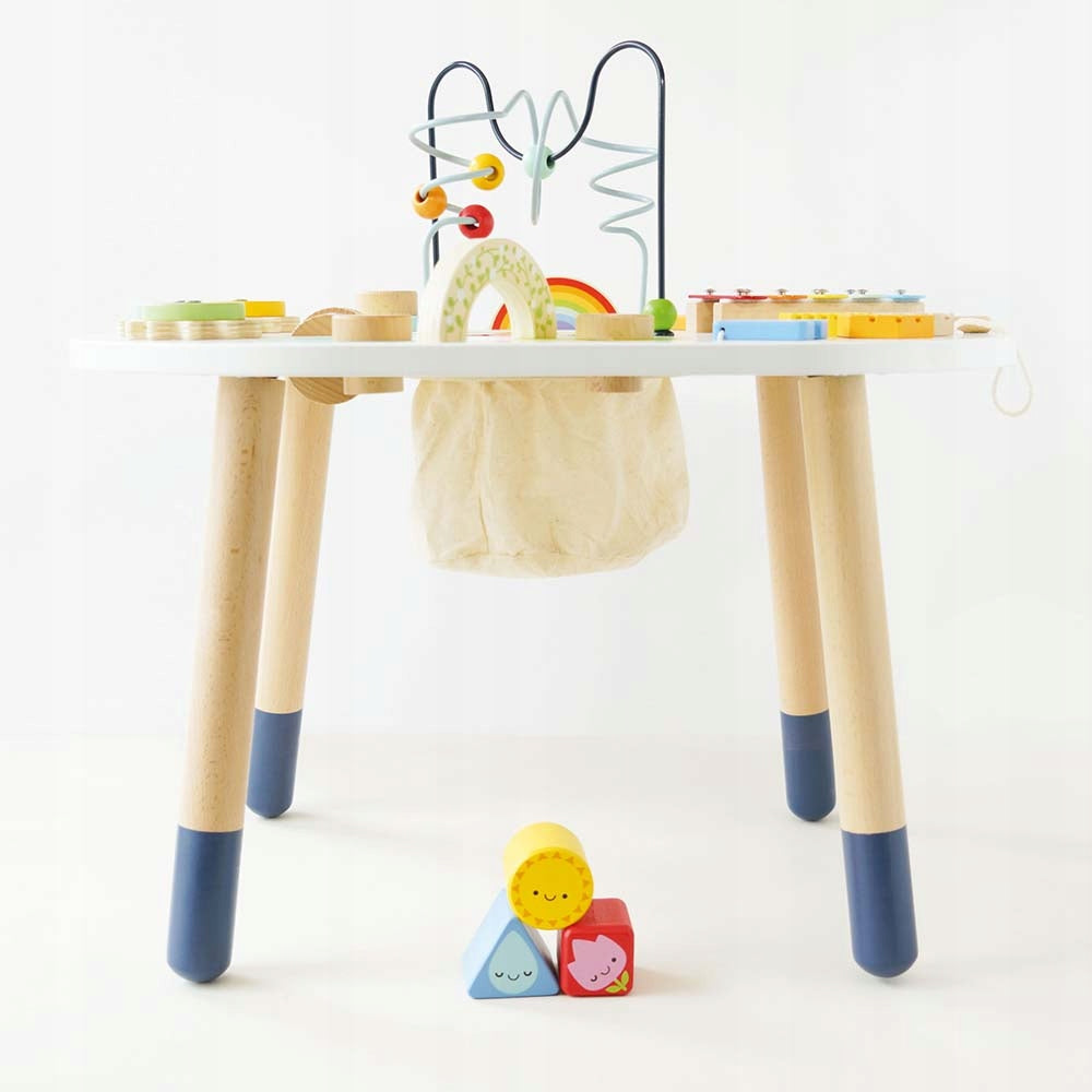 Wooden Educational Sensory Toy Table for Kids, Le Toy Van Table Packaging status original