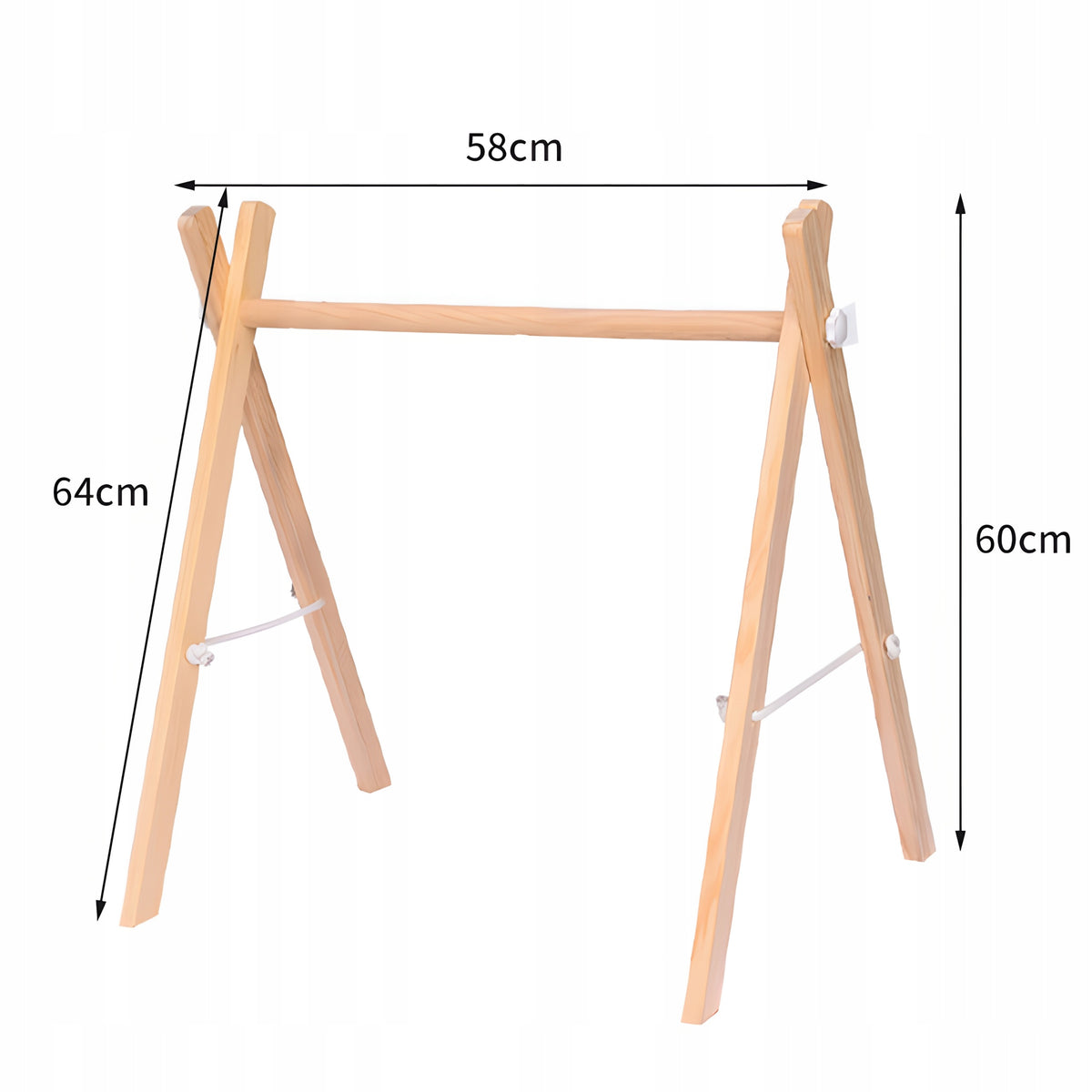 Wooden Educational Stand Baby Gym Development and Fun for Babies Stable Manufacturer code zabawowy sensoryczny Montessori niemowlęcy
