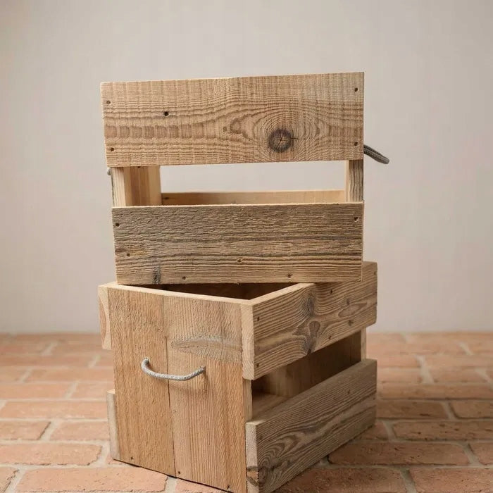 Wooden Flower Box Old Rustic Wood 53x30x28 cm Manufacturer code Skrzyna_rusty_duża