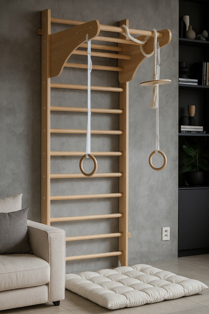 Wooden Gymnastic Ladder For Children For Room PN-EN PUBLIC CERTIFICATE Manufacturer code 34622-M