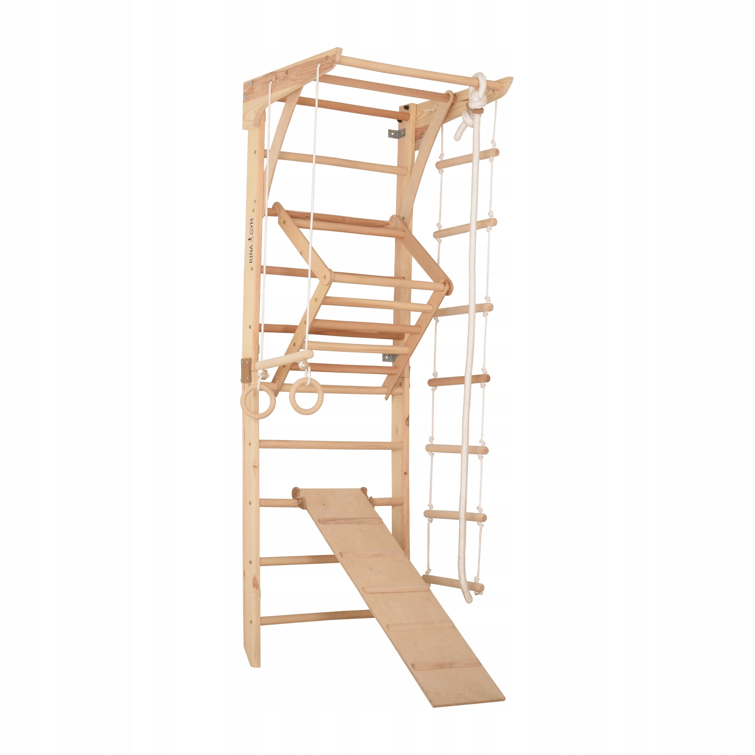 Wooden Gymnastics Ladder Rinagym Adult Kids Sports Set Manufacturer code Drabinka Gimnastyczna Treningowa kind 3-230