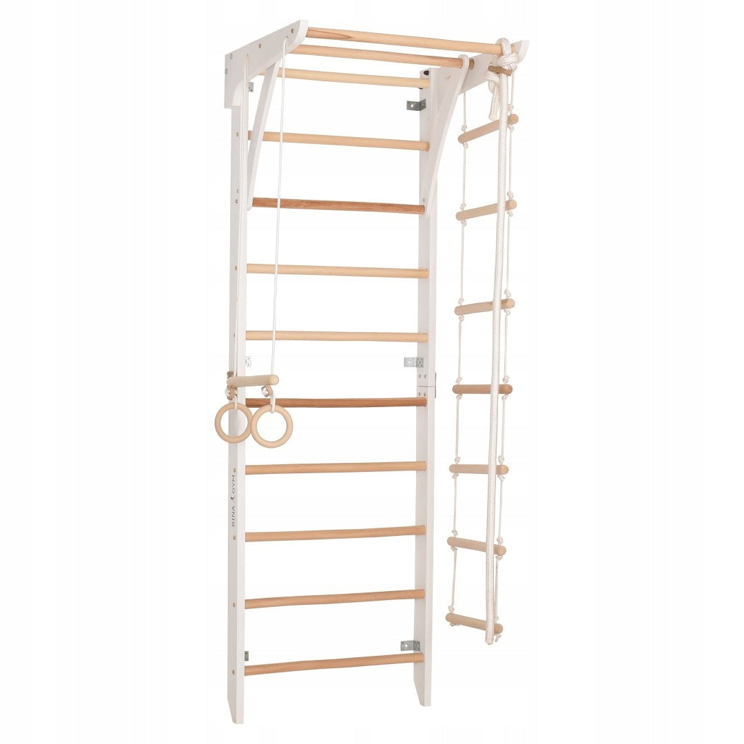 Wooden Gymnastics Ladder Rinagym - Home Sports Set for Kids