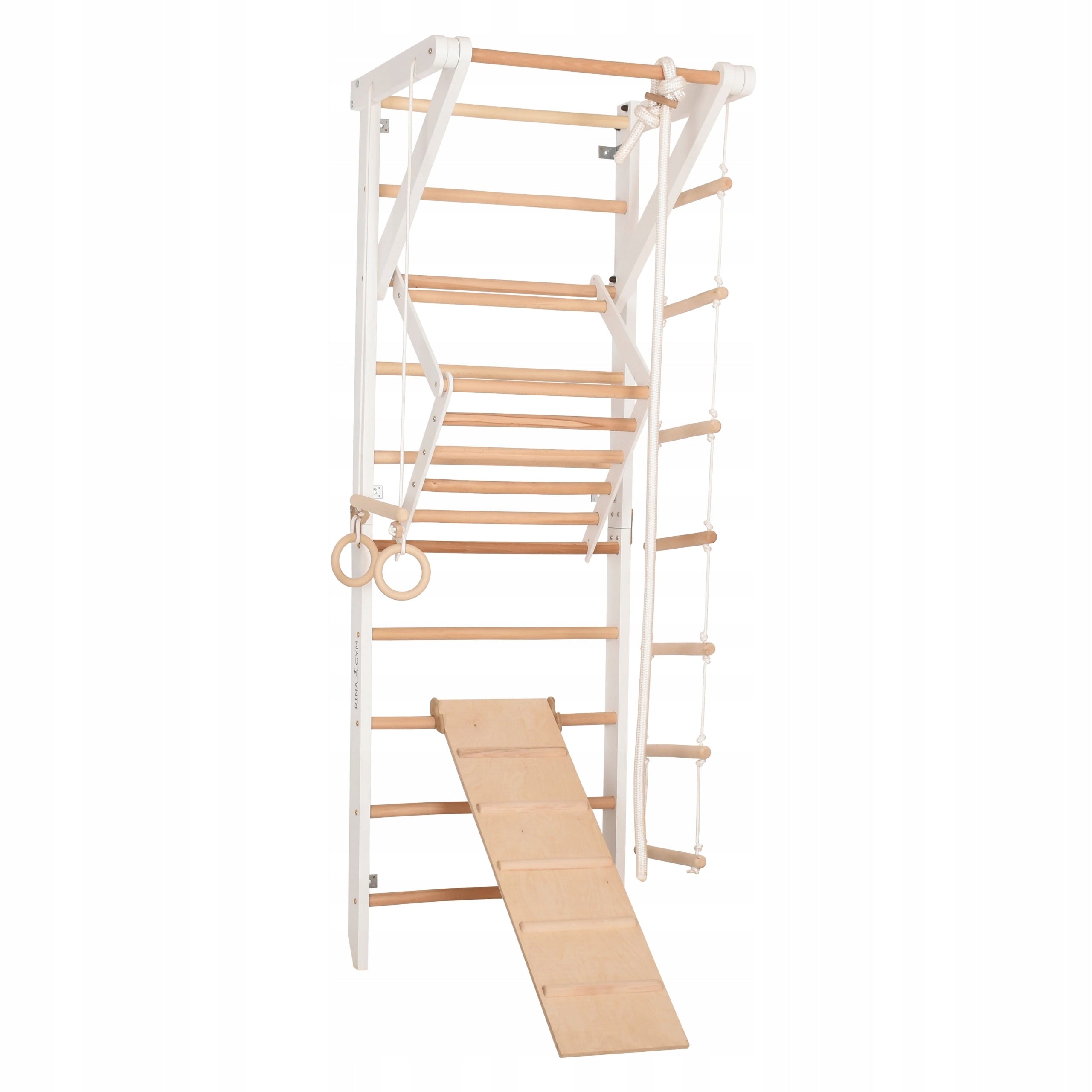 Wooden Gymnastics Ladder Sports Set for Kids and Adults Manufacturer code Drabinka Gimnastyczna Treningowa sport-3-230