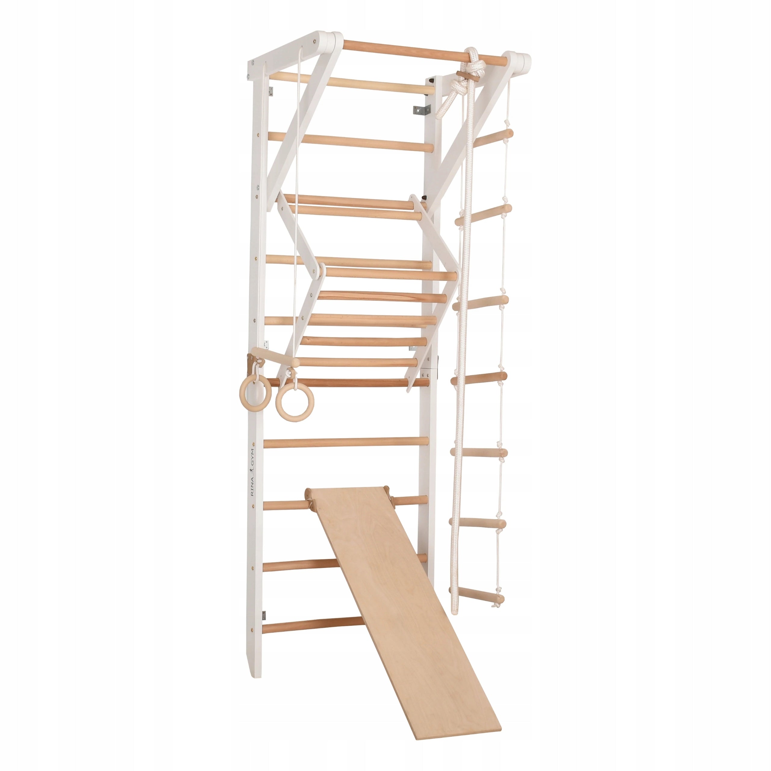 Wooden Gymnastics Ladder Sports Set for Kids and Adults