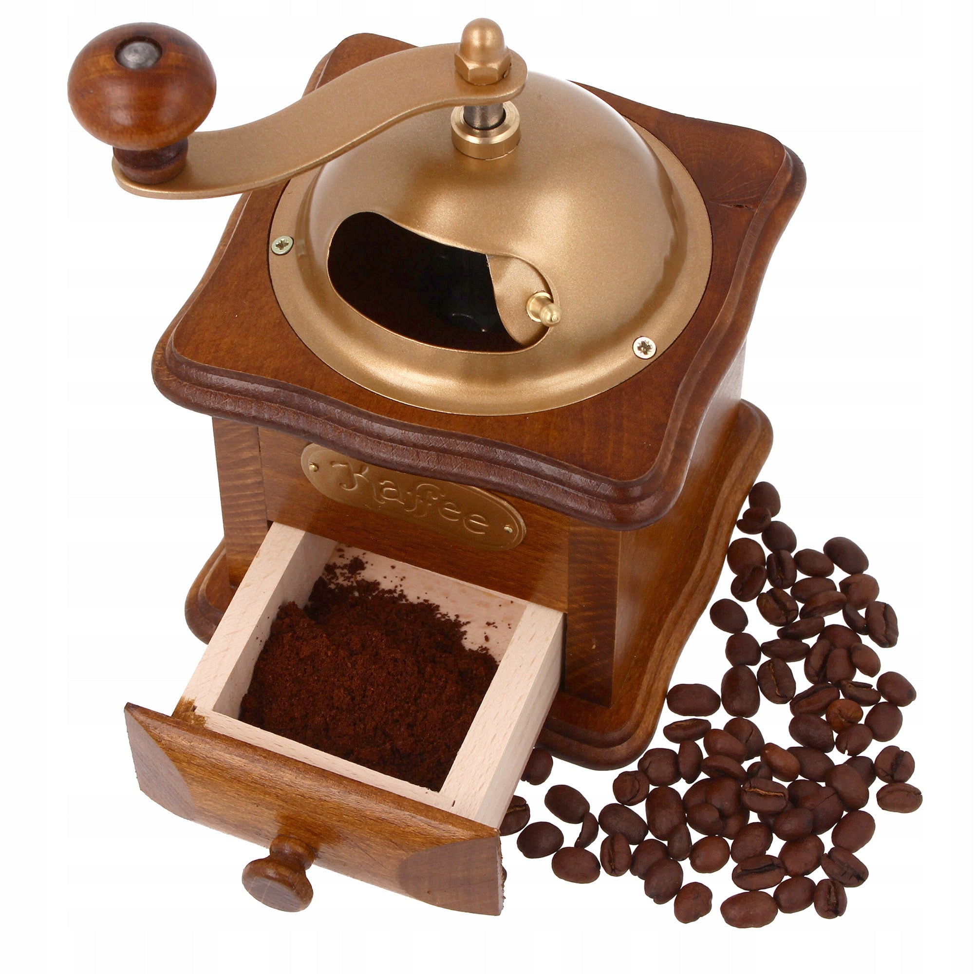 Wooden Hand Grinder for COFFEE, PEPPER GIFT