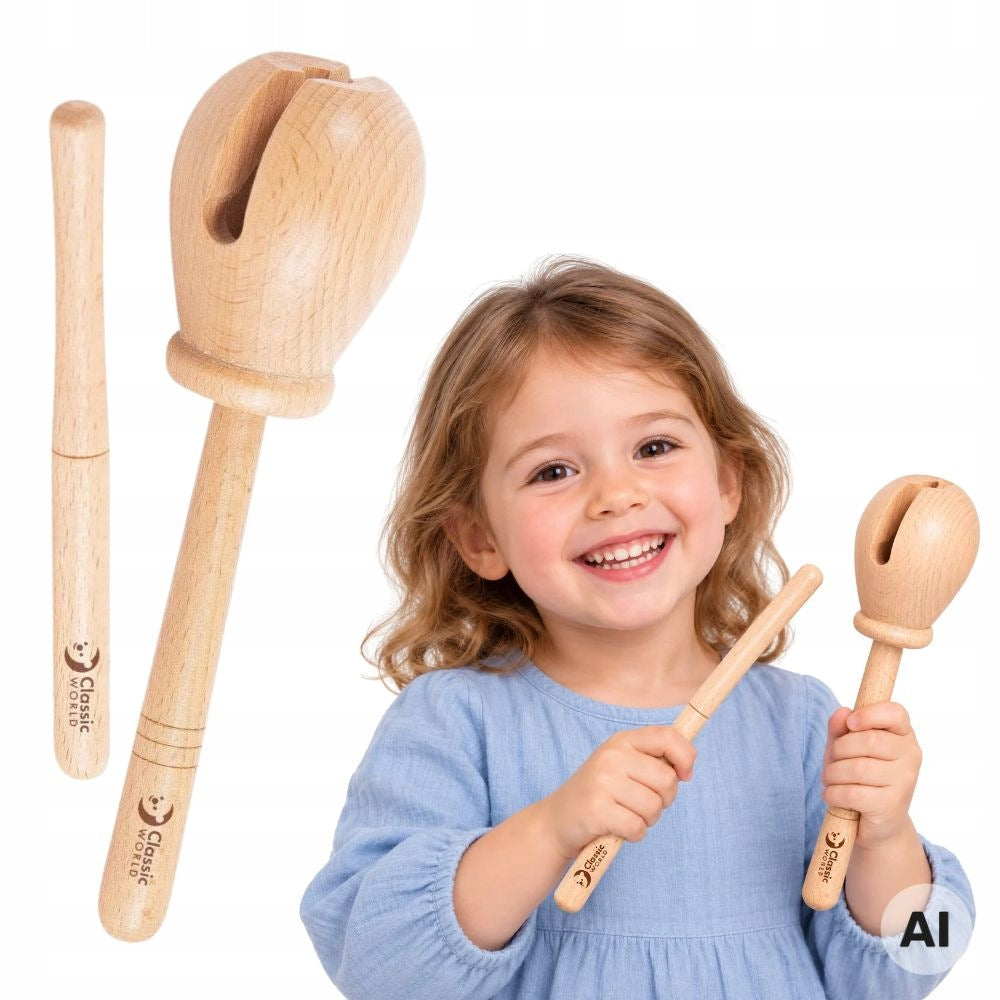 Wooden Instrument Musical Toy Knocker CLASSIC WORLD