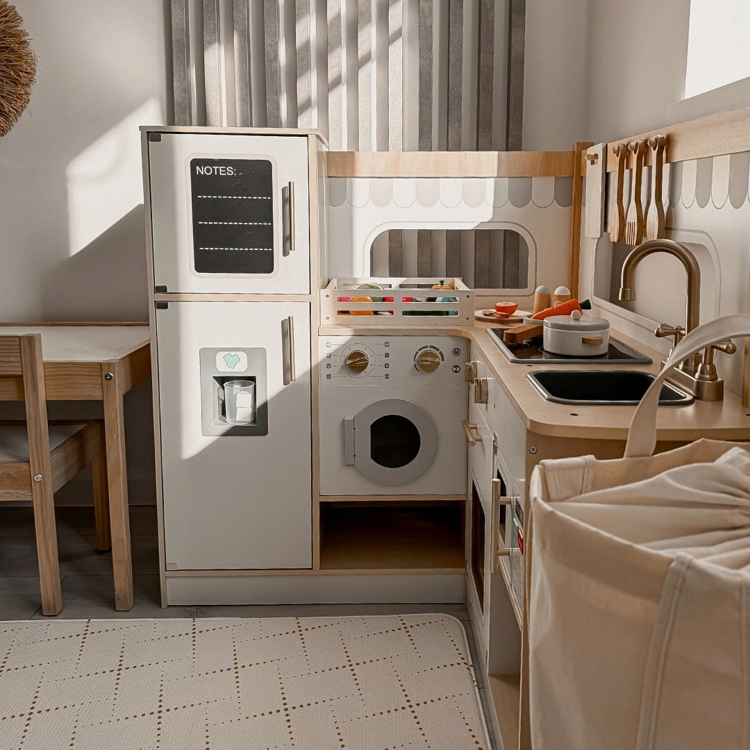 Wooden Interactive Kitchen Fridge Microwave Oven Washing Machine Accessories Manufacturer code MAM176 KITCHEN