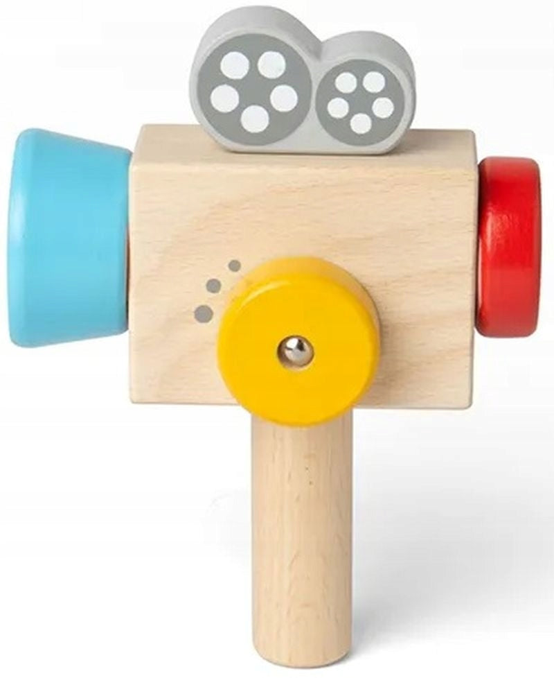 Wooden Kids Camera Compact Handheld Small Director Bigjigs Color multicolor