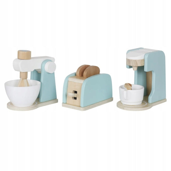 Wooden Kitchen Set for Children Toaster Express Mixer Bocioland Manufacturer code BL832