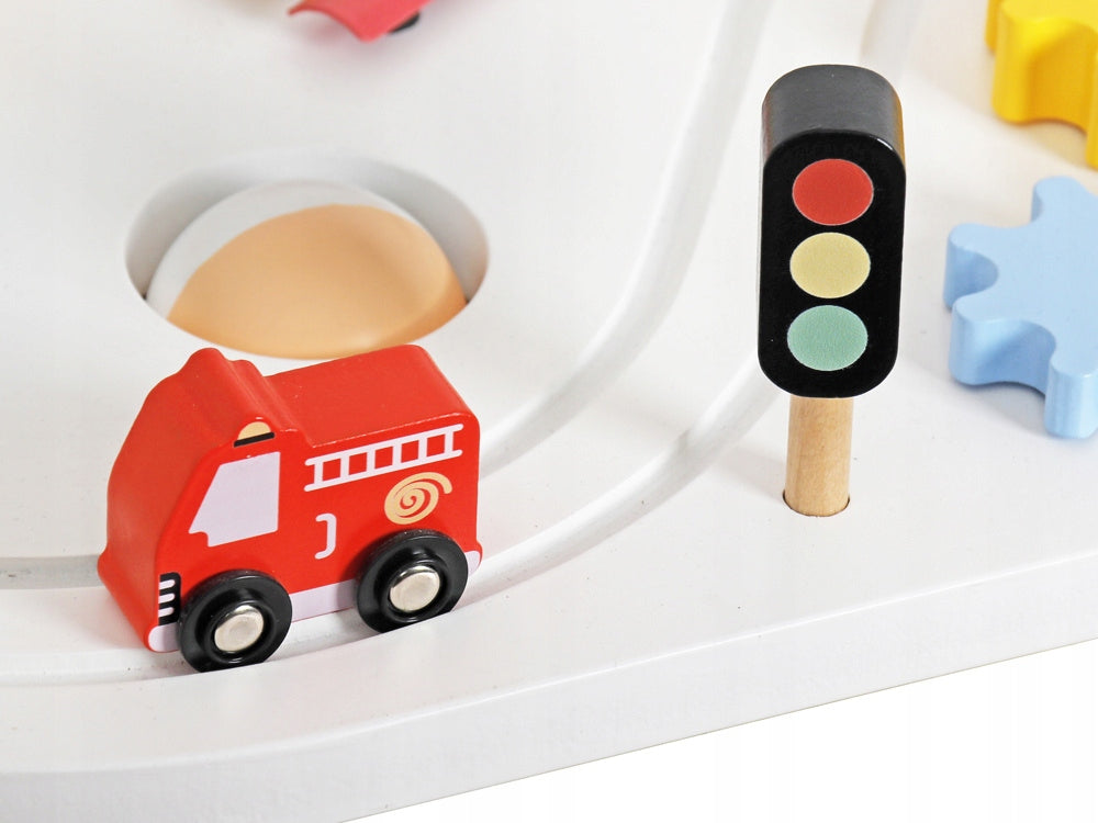 Wooden Multifunction Table Square toys Cymbals Car Track ZA5266 Manufacturer code ZA5266