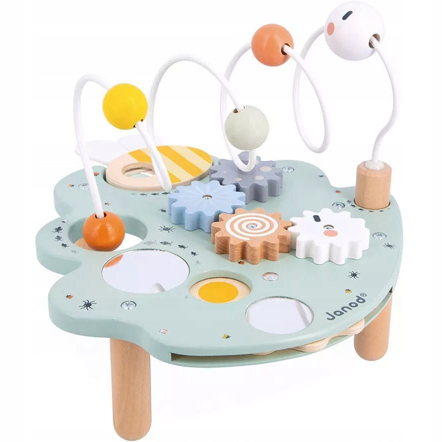 Wooden Multifunctional Educational Table Leaf Sweet Cocoon 18m+ Janod