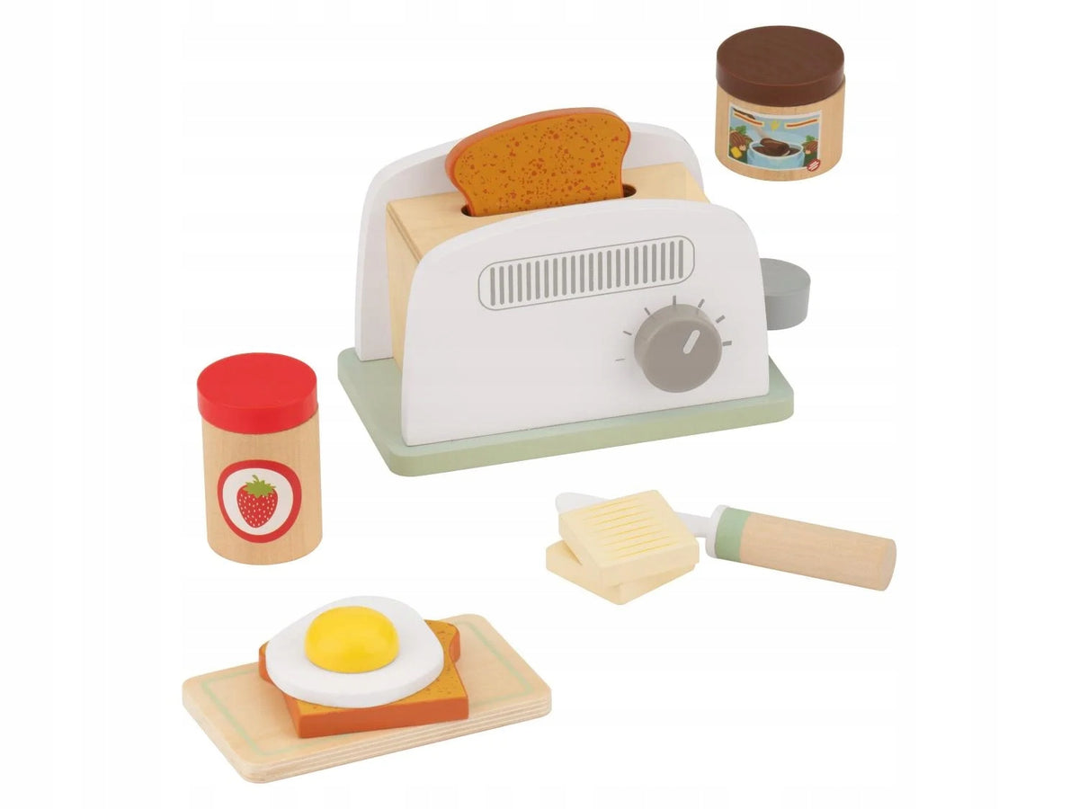 Wooden Play Toaster for Kids Brand Lupilu