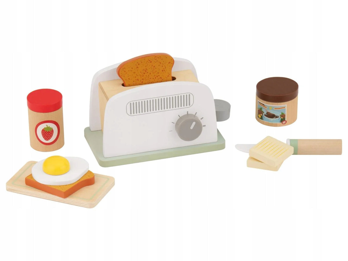 Wooden Play Toaster for Kids