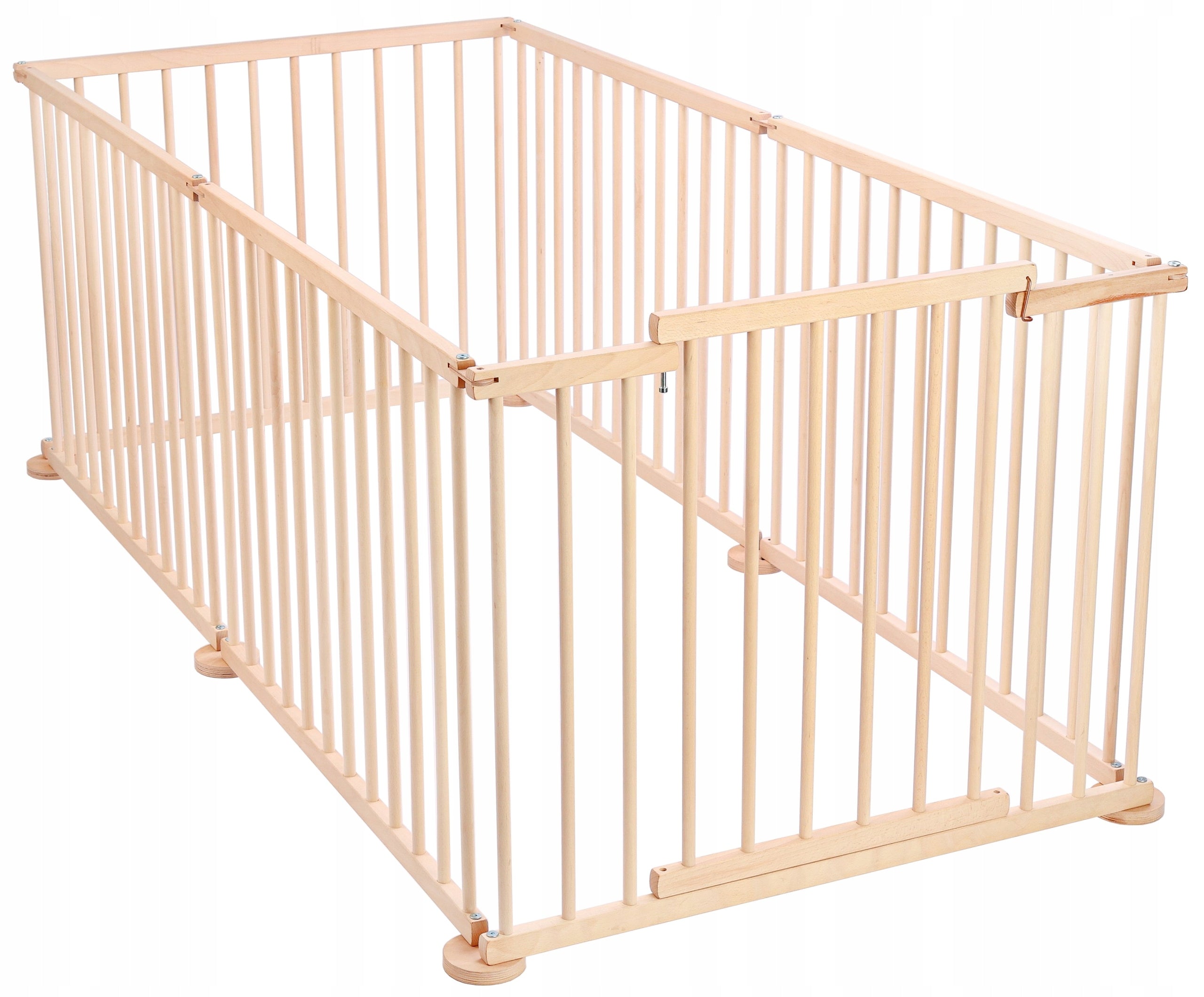Wooden Playpen Folding Modular Barrier