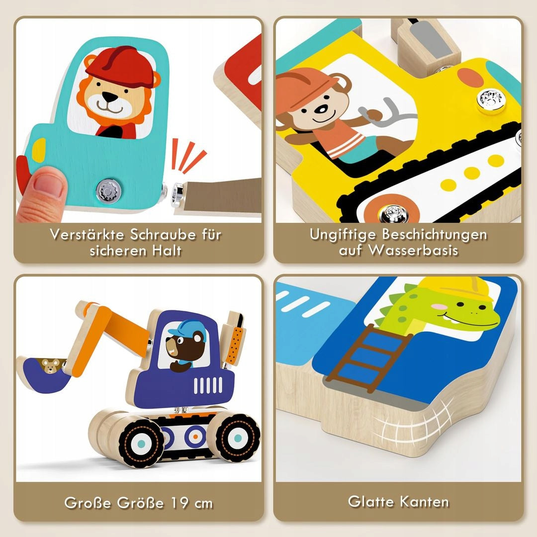 Wooden Suitcase With Tools For Children Montessori Educational Toy Manufacturer code B0DX123254