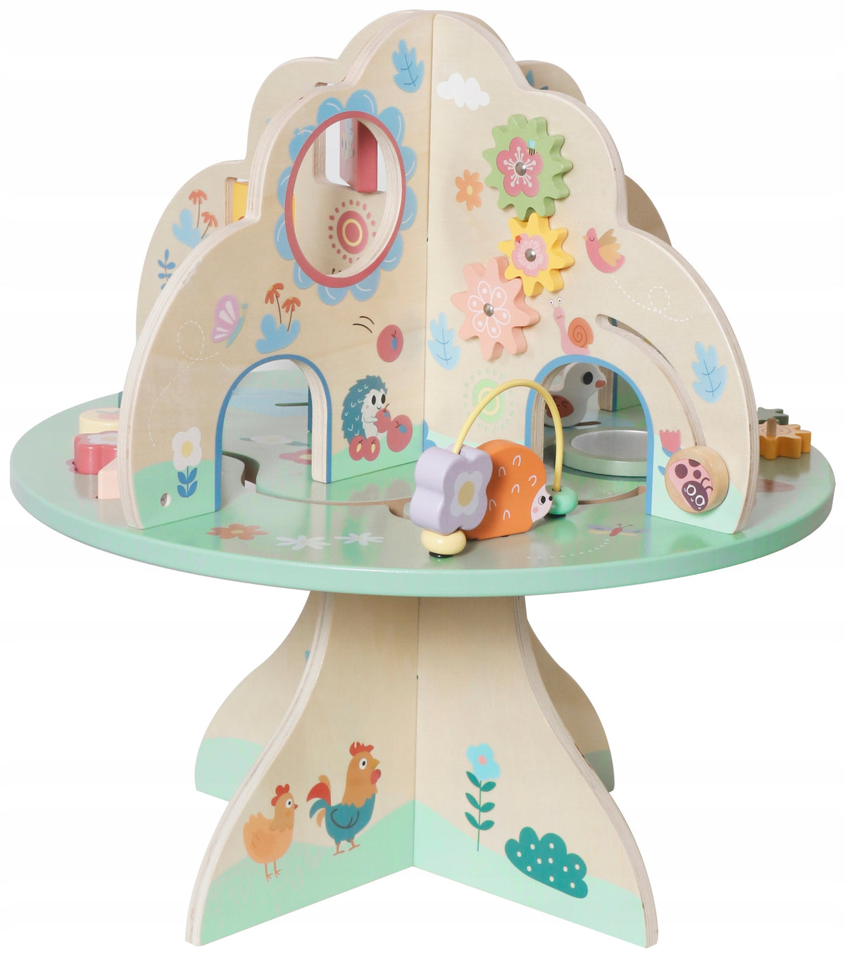 Wooden Table Educational Table Multifunctional Sensory Tree Manufacturer code Stolik_edukacyjny_BS
