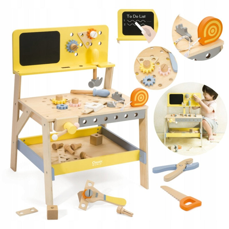 Wooden Tool Workshop with Chalkboard 27el Classic World