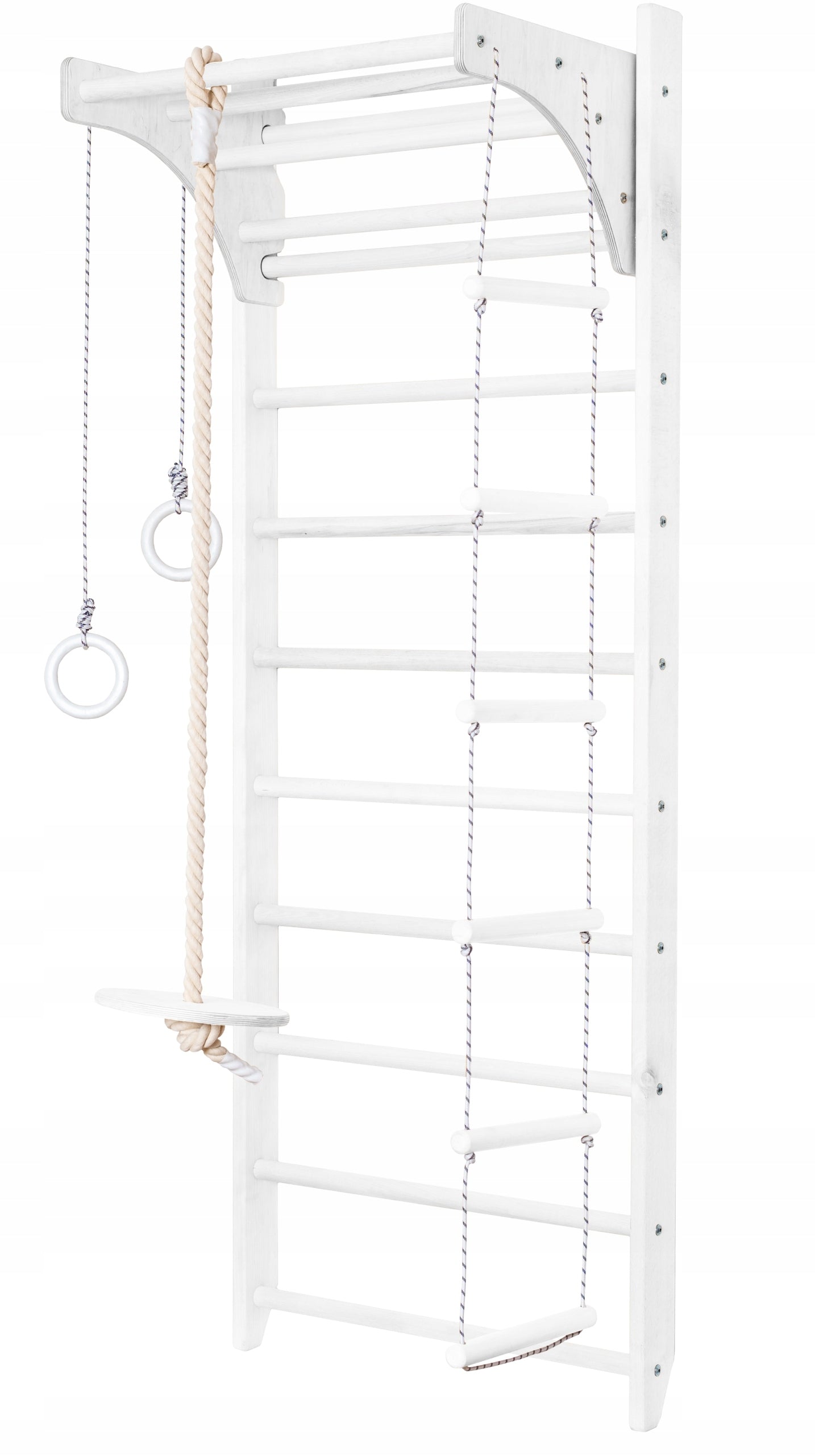 Wooden Training Ladder White Baby Room