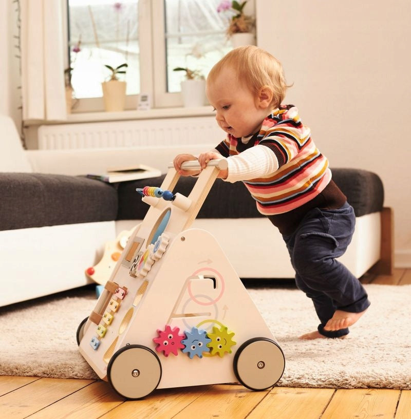 Wooden Walker Goki Xylophone Rotary Sliding Elements KiddyCruiser Color multicolor