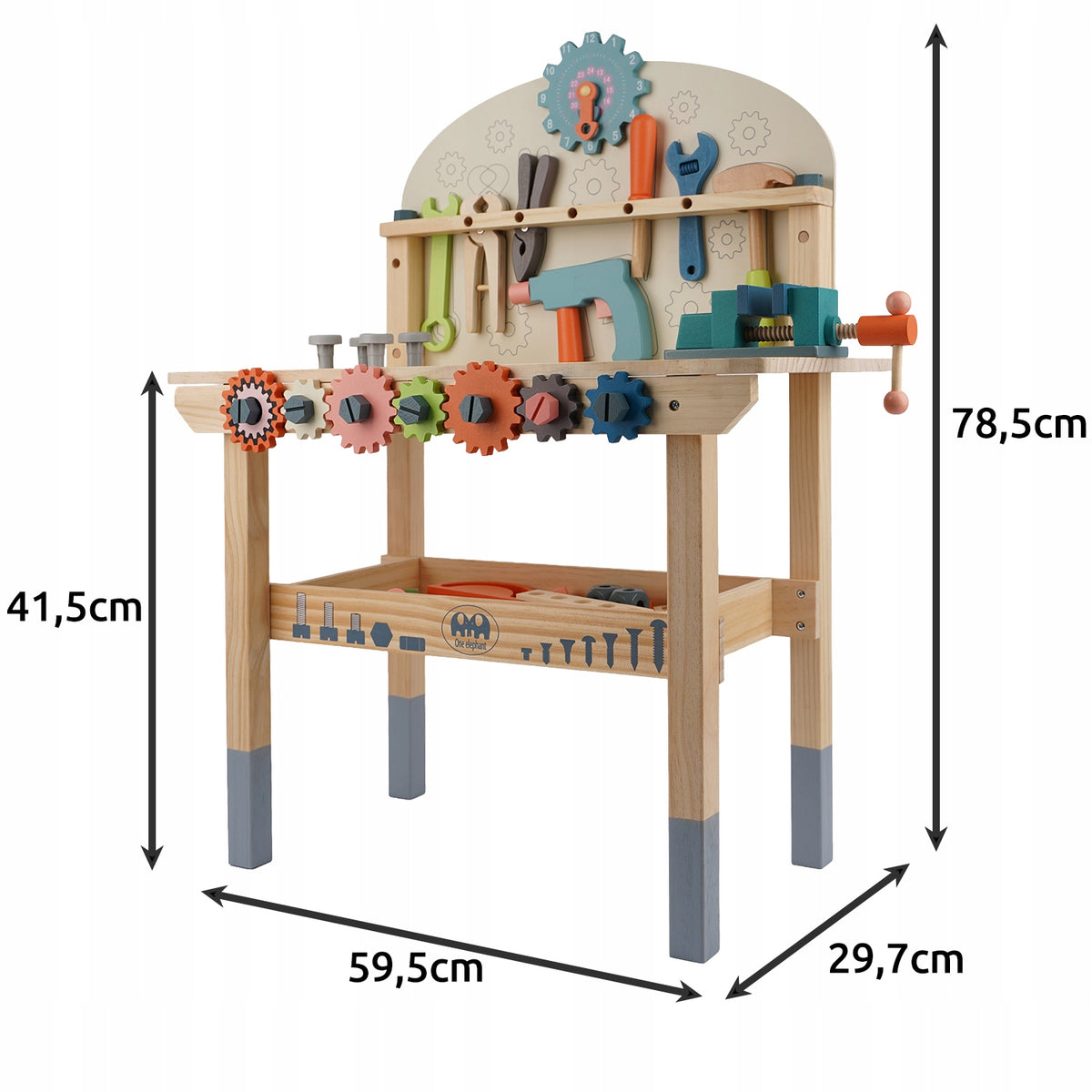 Wooden Workshop for Kids DIY Set Tools Table Gift Manufacturer code 00026546