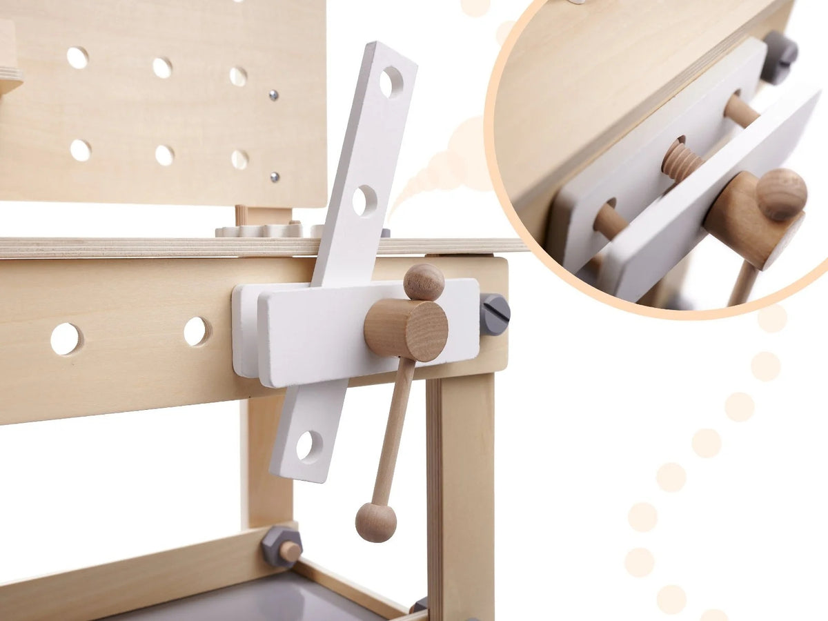 Wooden Workshop with Tools DIY Table Tool Set Manufacturer code #11847