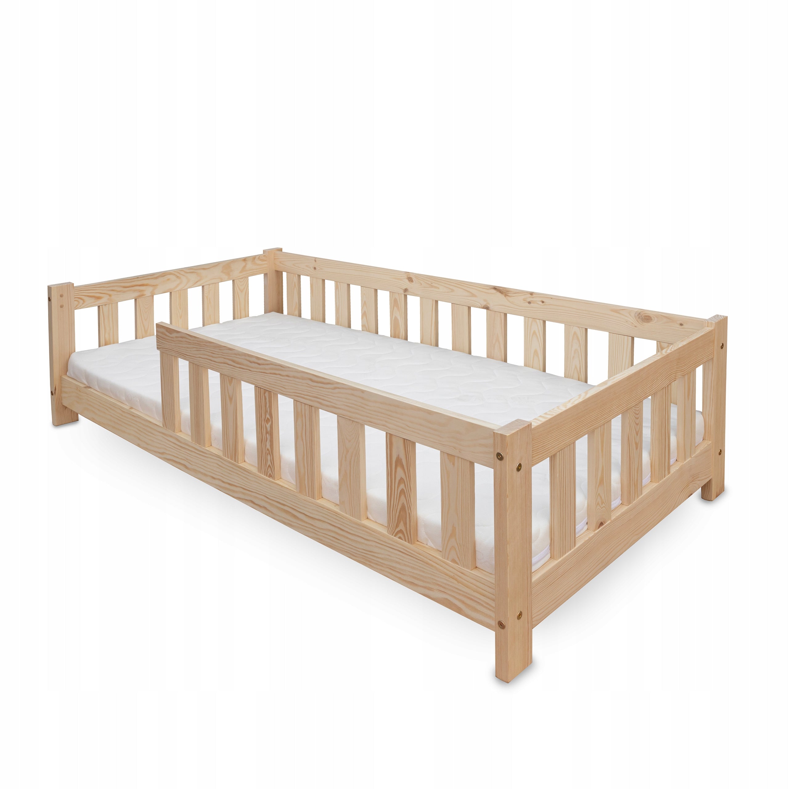 Wooden bed for children SPANEK 160x80cm pine with mattress and frame