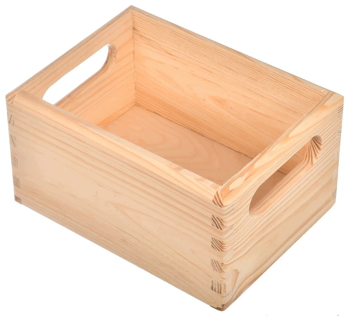 Wooden box small 20×15×10 cm - natural wood, for storage