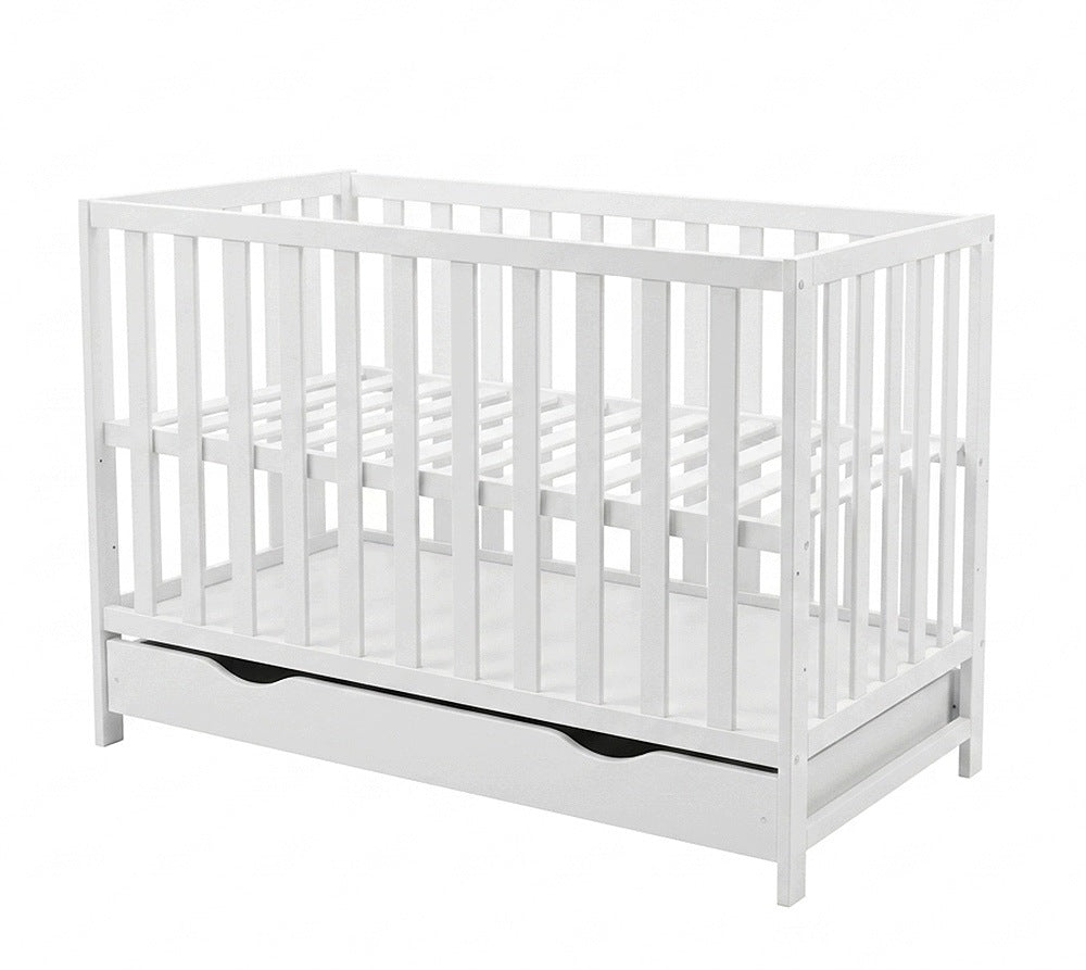 Wooden cot 120x60 with drawer with couch MAURYCY Packaging status original
