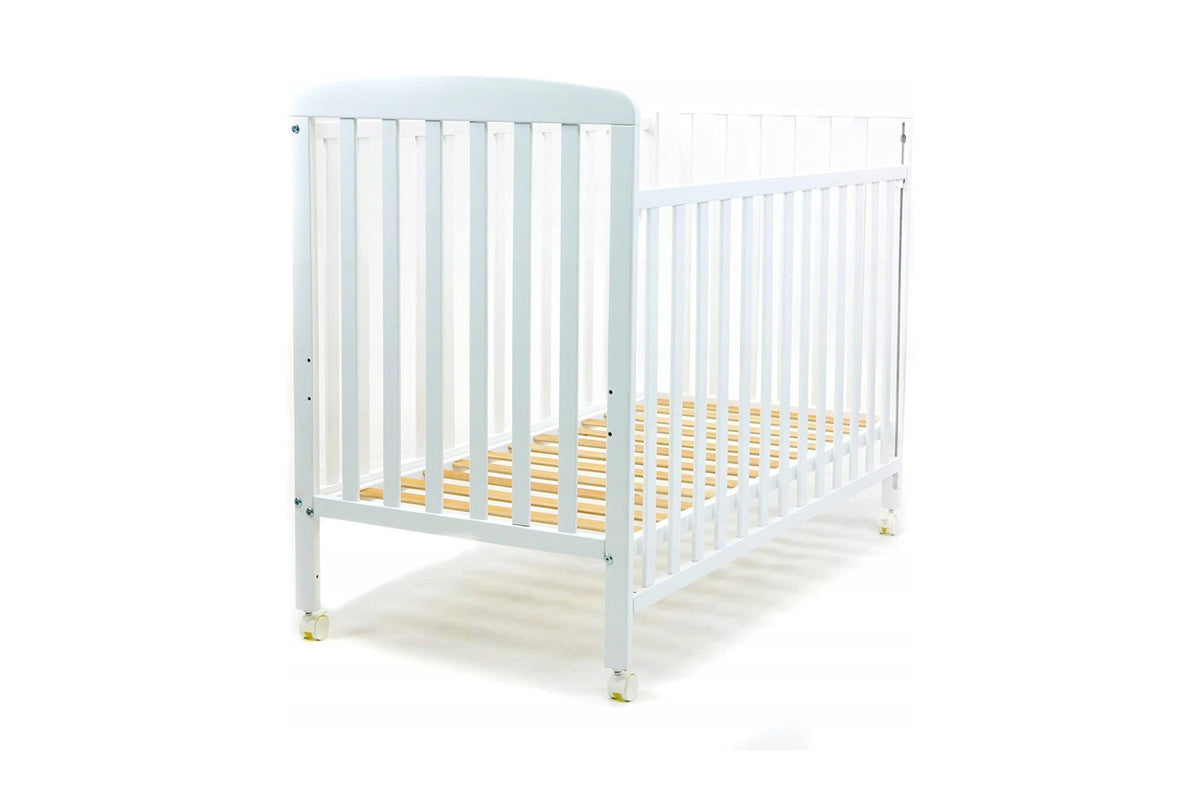 Wooden cot Asalvo Haya 120x60 cm Beech Adjustable White Manufacturer code 12371